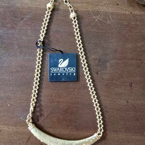 Swarovski gold tone necklace